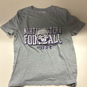 Under Armour Northwestern football shirt sleeve shirt for kids